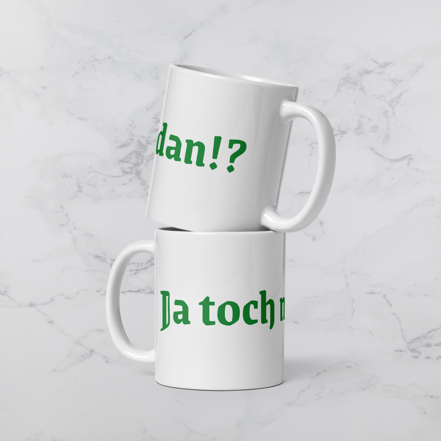 Koffiemok Ja toch niet dan!?