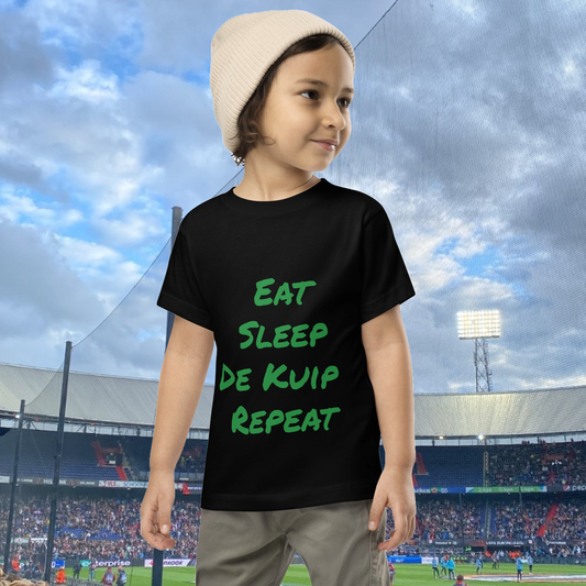 Eat Sleep De Kuip 🏟️ Repeat Unisex Peuter T-shirt