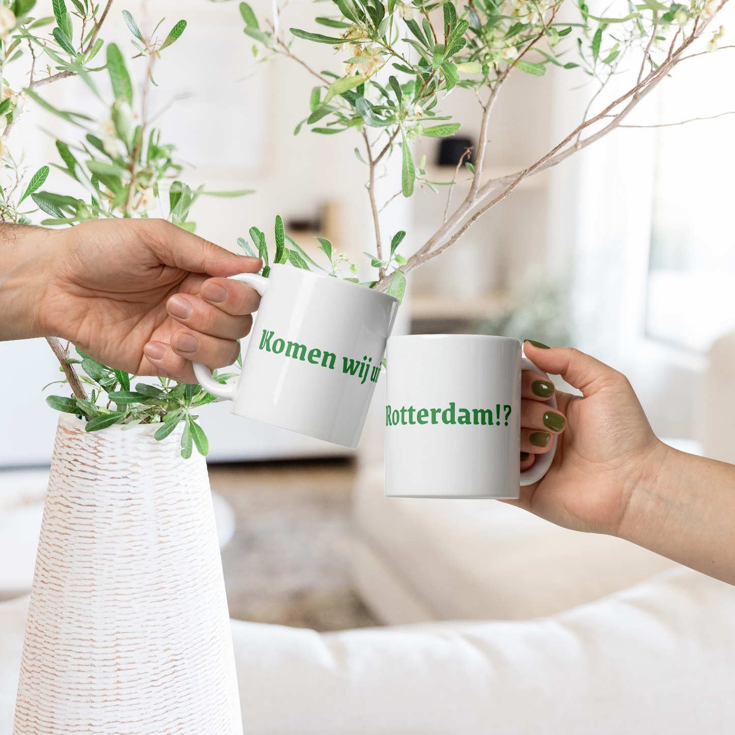Koffiemok Komen wij uit Rotterdam!?