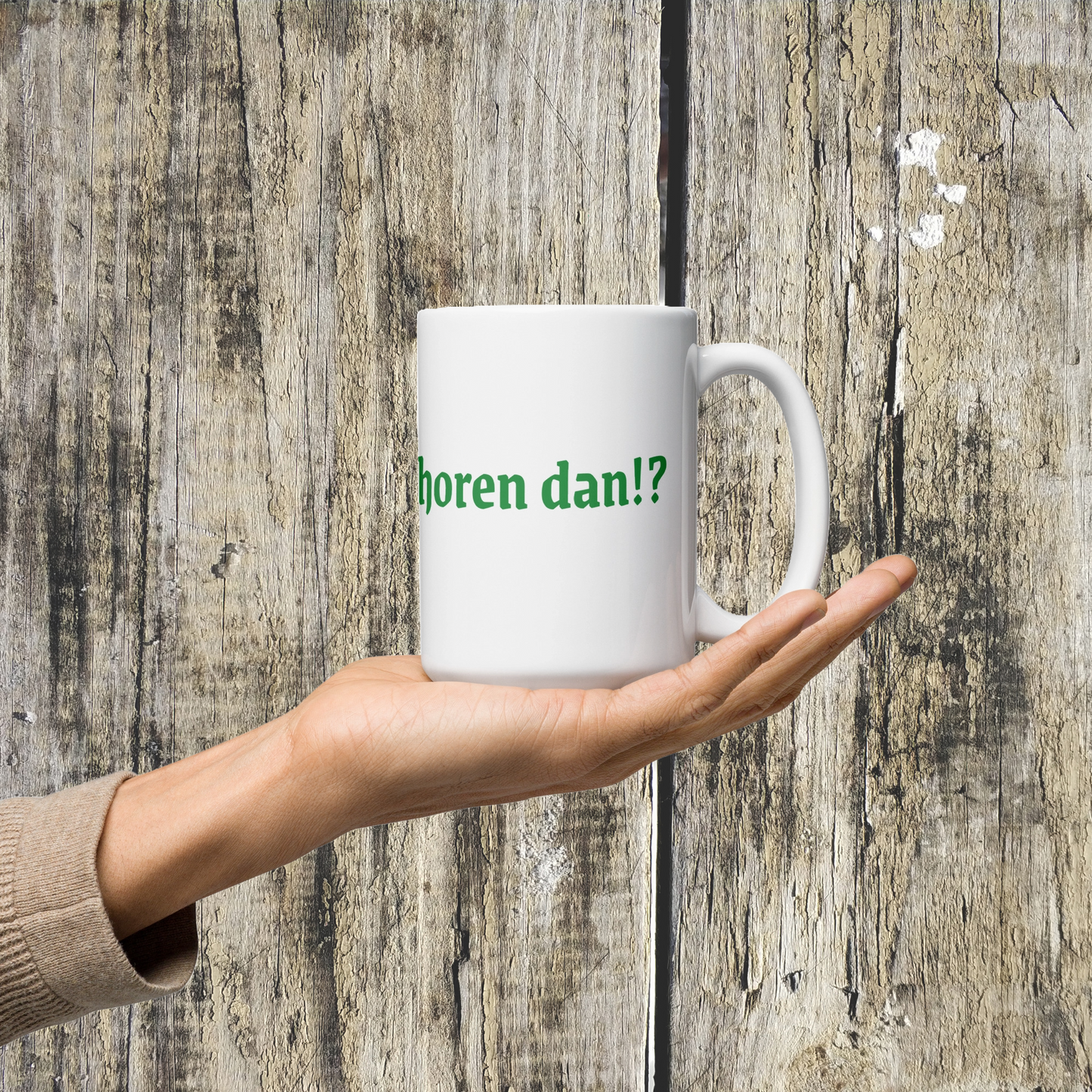 Koffiemok Ken je dat niet horen dan!?