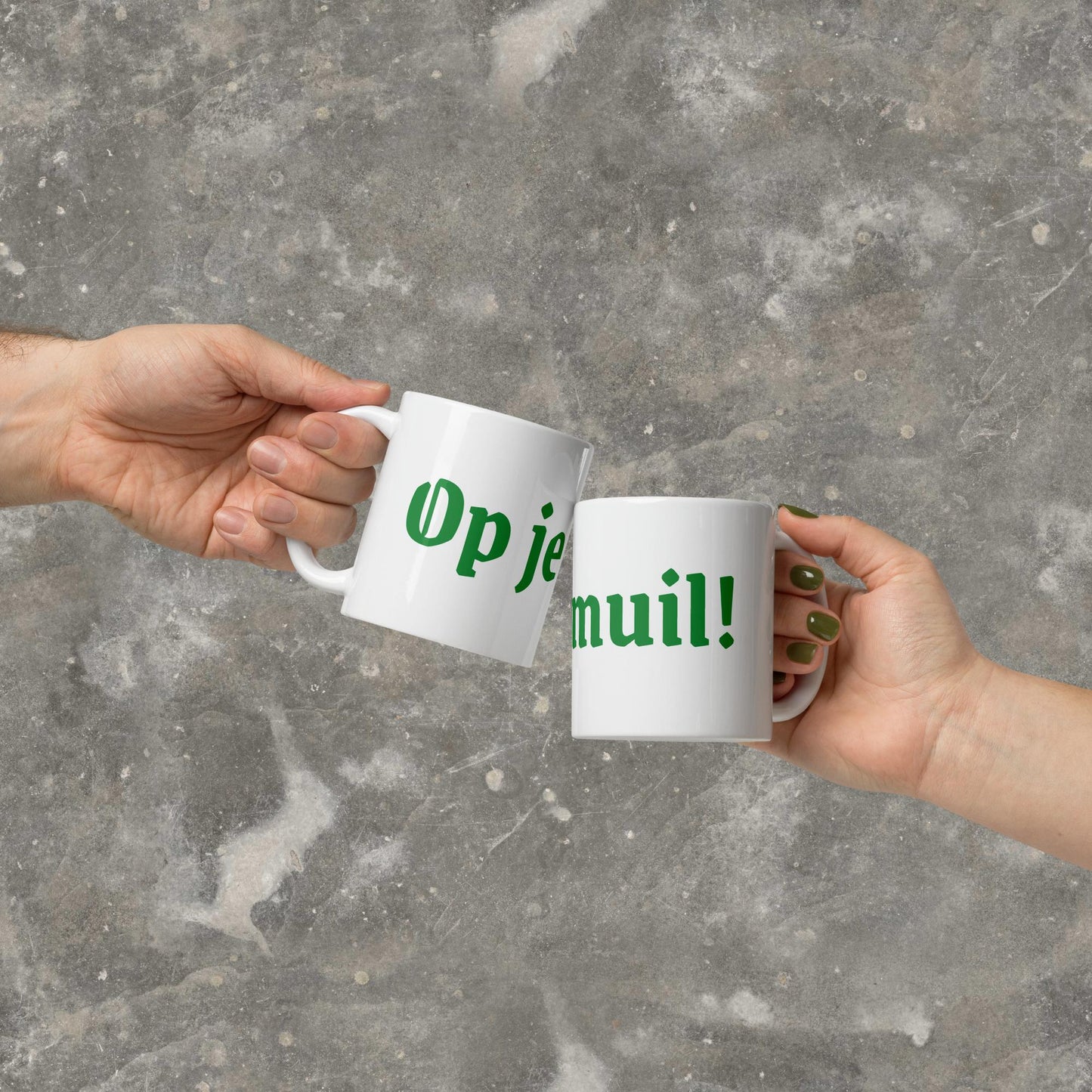 Op je muil! Koffiemok