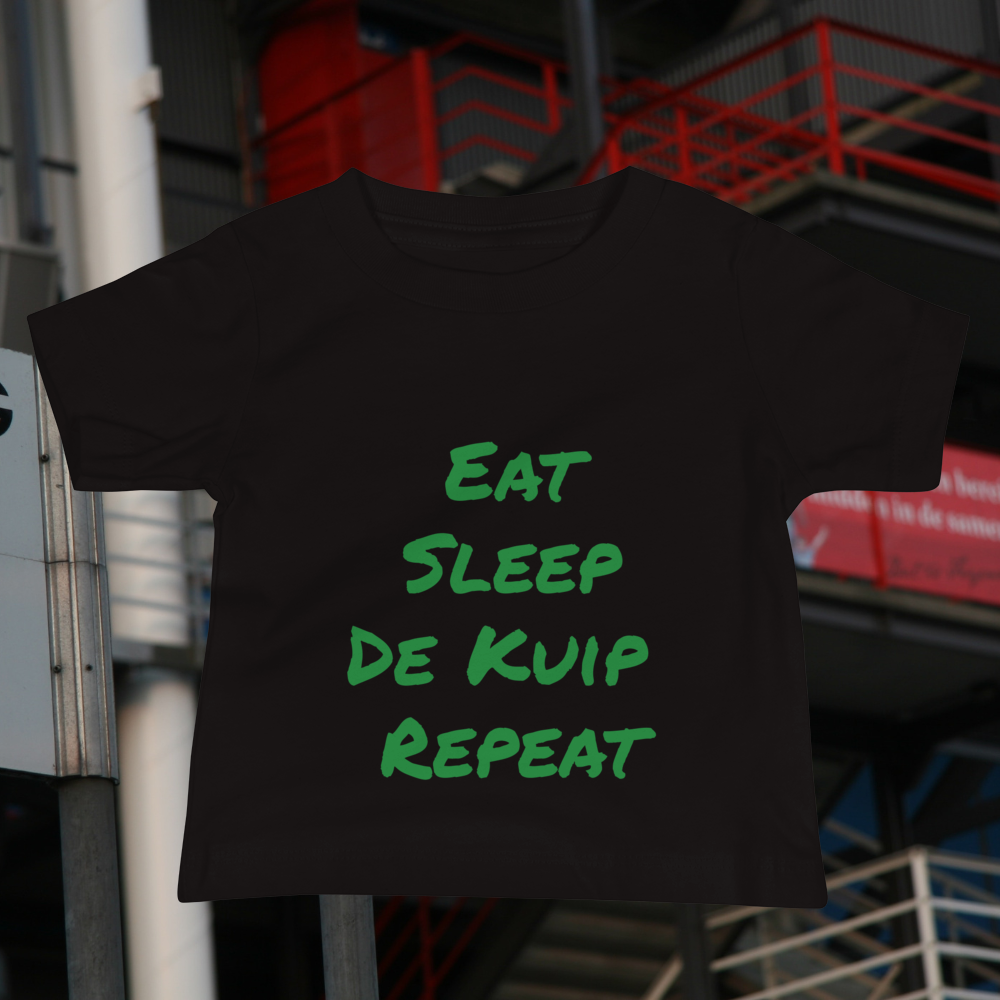 Eat Sleep De Kuip Repeat baby T-shirt