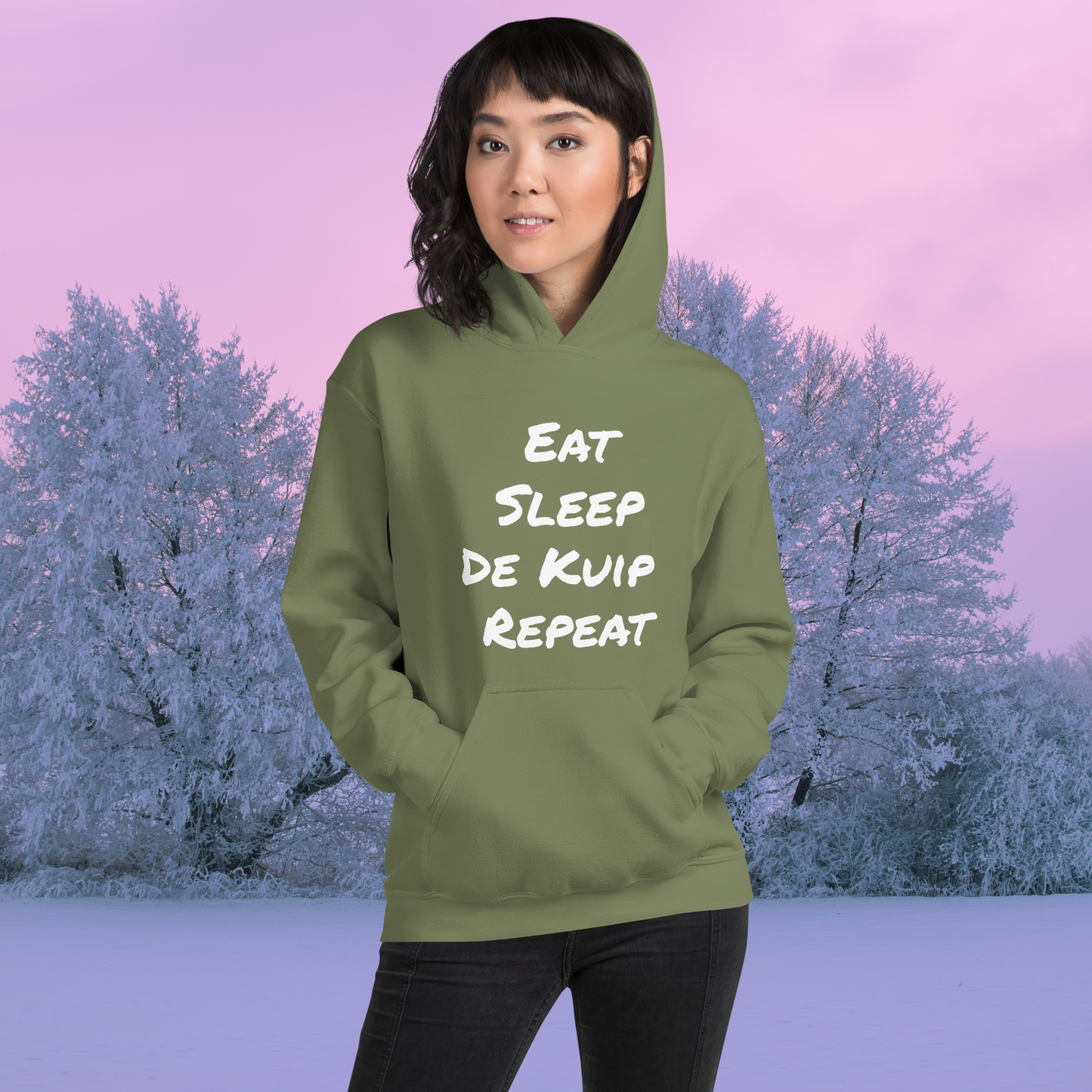 Eat Sleep De Kuip Repeat Unisex Hoodie