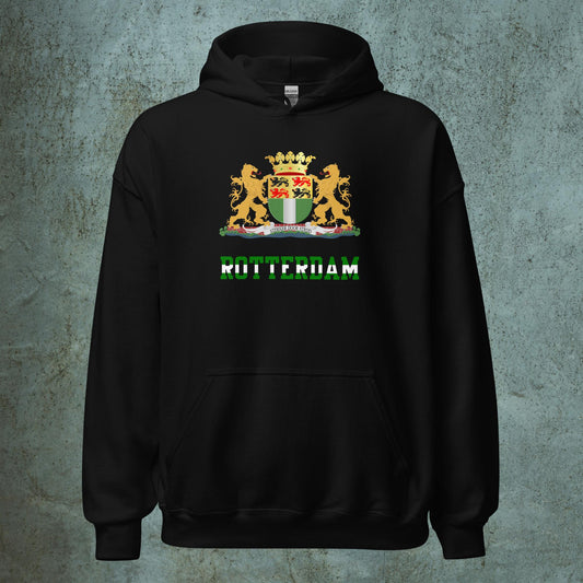 Rotterdam 🟢⚪️🟢 Stadslogo Unisex Hoodie